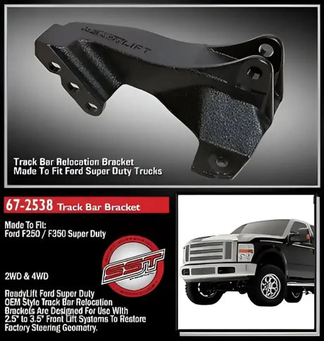 67-2538 Readylift Track Bar Bracket for 2008-2009 Ford F250/F350 Super Duty Trucks, enhancing vehicle stability, handling and performance with durable construction and easy installation, ideal for RV, automotive, powersports, off-road, marine, exterior, truck accessories, interior, truck bed, RV parts, AVADA - Best Sellers, Must Haves