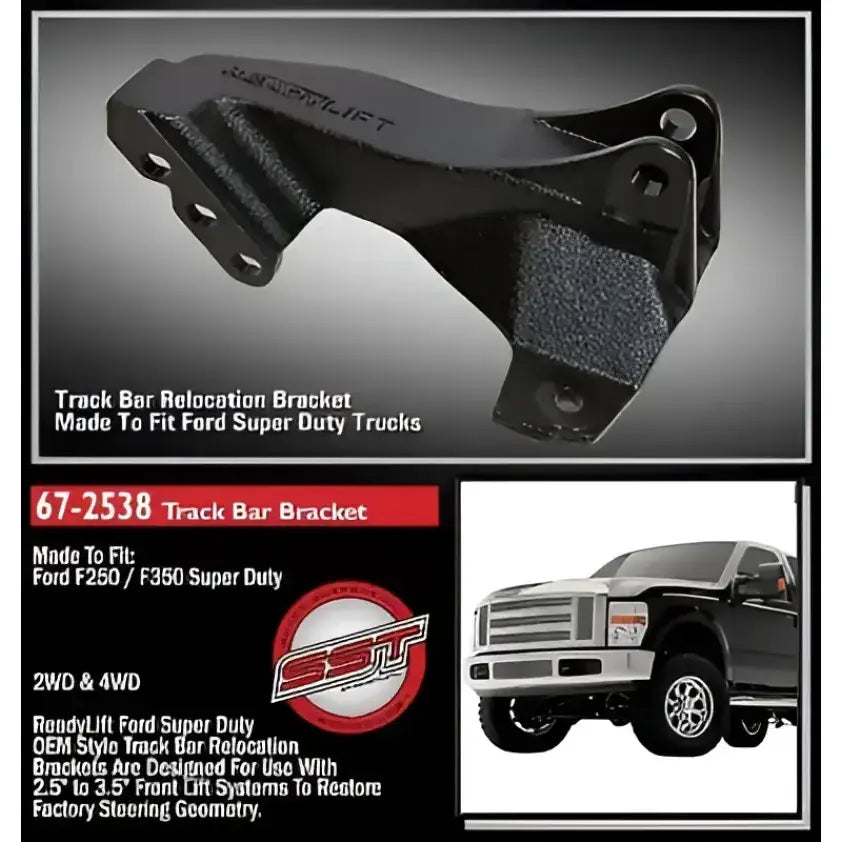 67-2538 Readylift Track Bar Bracket for 2008-2009 Ford F250/F350 Super Duty Trucks, enhancing vehicle stability, handling and performance with durable construction and easy installation, ideal for RV, automotive, powersports, off-road, marine, exterior, truck accessories, interior, truck bed, RV parts, AVADA - Best Sellers, Must Haves