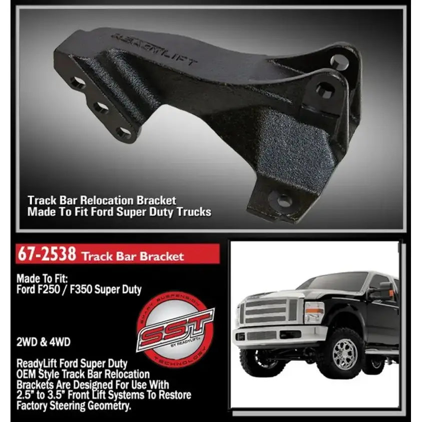 67-2538 Readylift Track Bar Bracket 08-09 for Ford F250/F350 Super Duty, ideal for enhancing stability and performance in automotive, truck and RV applications, durable and easy to install, AVADA - Best Sellers, Must Haves.