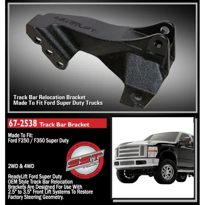 67-2538 Readylift Track Bar Bracket for 08-09 Ford F250/F350 Super Duty, enhances stability and performance for RV, automotive, powersports, off-road, marine, exterior, truck accessories, interior, truck bed, RV parts, AVADA - Best Sellers, Must Haves