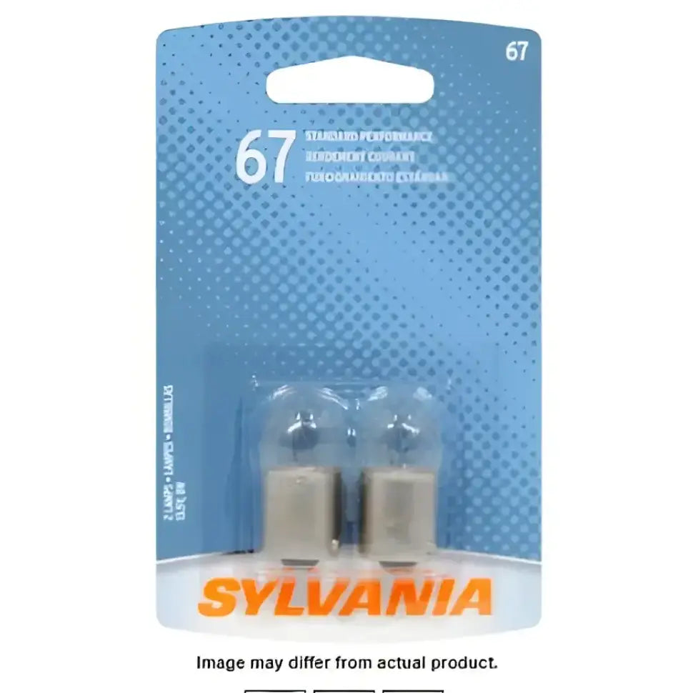 67.BP2 Sylvania 67 Bp 20 - License Plate Light Bulb