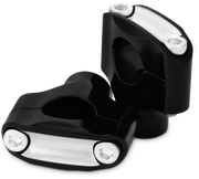 Burly Brand Reaper Riser Clamp For 1" Bar B12-8015BM - Black 1-1 Set Machined