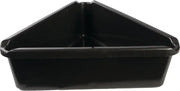 670121 Midwest Can Triangle Drain Pan 7.5Qt, durable high-density polyethylene, petroleum resistant, easy to use and store for RV, automotive, off-road, marine, truck accessories, interior, exterior, truck bed, RV parts, Powersports, AVADA - Best Sellers, Tires and Wheels Parts for Powersports