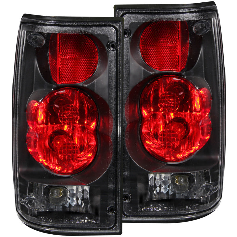 ANZO 211132 ANZO 1989-1995 Toyota Pickup Taillights Black