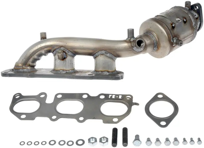 673-564 Dorman Manifold Converter with installation hardware and gaskets, engineered for durability and improved exhaust efficiency.
