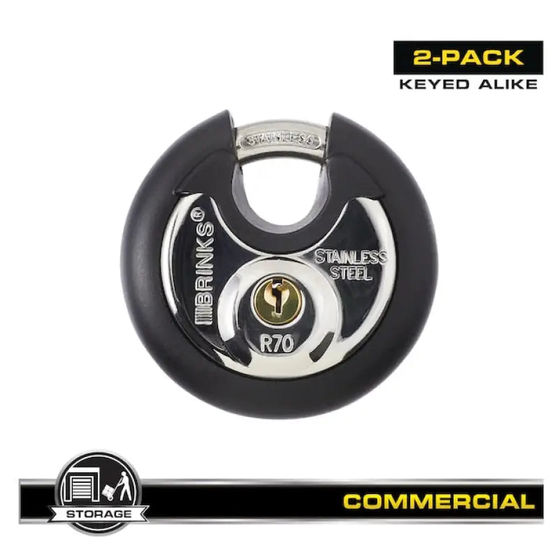 673-70001 Hampton Prod 2-13/16’ Comm Ss Discus - Padlock
