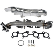 Automotive exhaust manifold with heat shield and gasket for Dorman Exhaust Manifold Kit