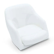 White padded Taylor Made bucket seat for boats, comfy and perfect for any boat ride