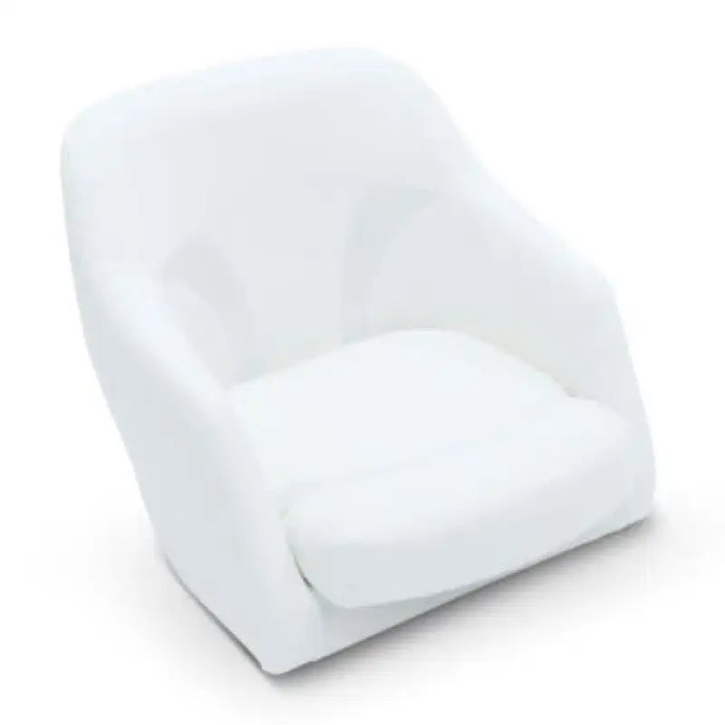 White padded Taylor Made bucket seat for boats, comfy and perfect for any boat ride