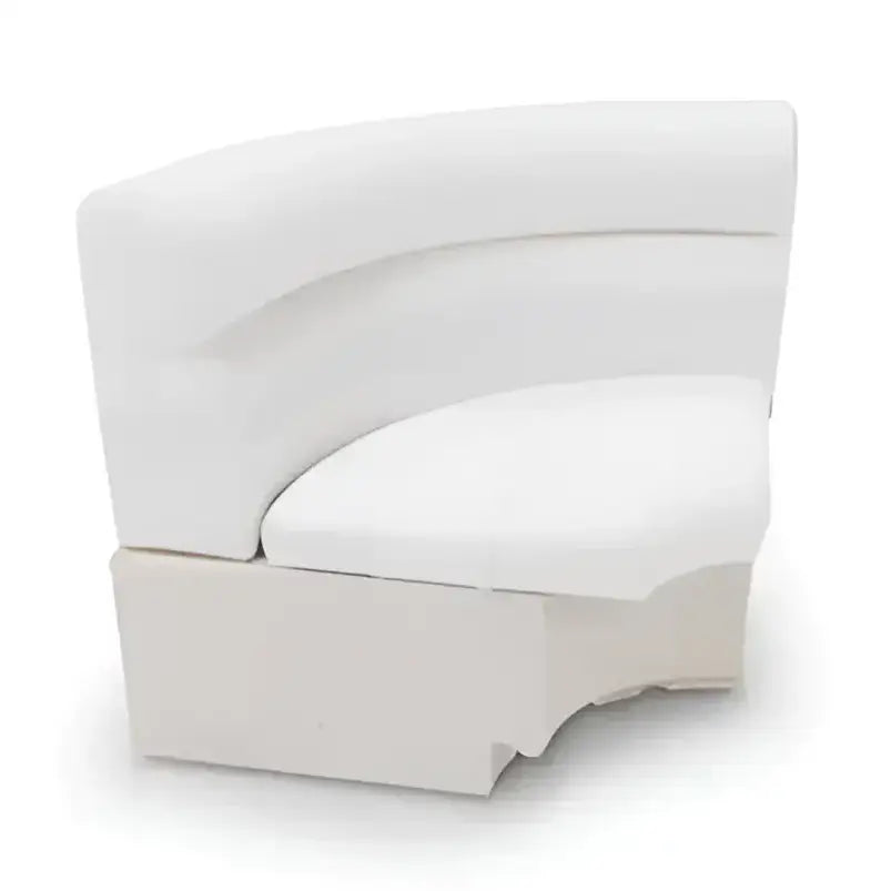674645 Taylor Made Lci 32X32 30’ Radius Corner White - Boat Seat