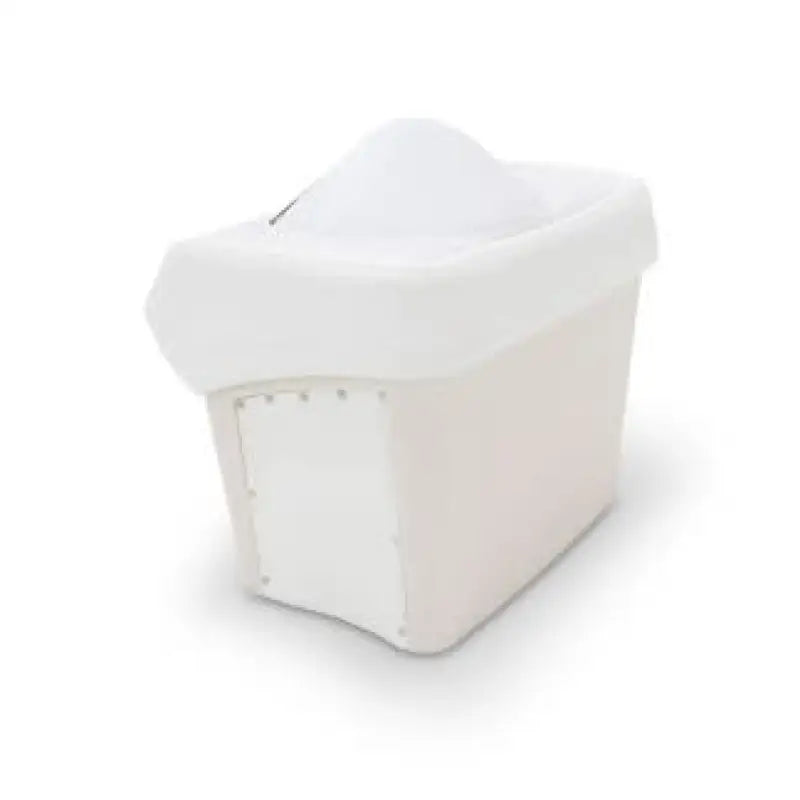 White plastic diaper pail from Taylor Made Lci for easy waste disposal