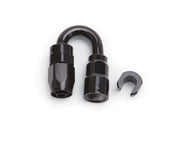 Russell 611233 Russell Performance 3/8in SAE Quick Disc Female to -6 Hose Black 180 Degree Hose End - 611233