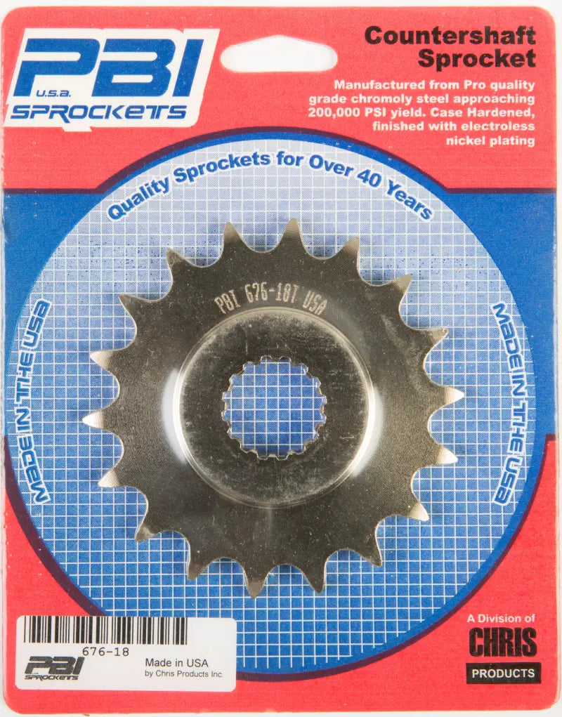 676-18 Front Cs Sprocket Steel 18t 520 Suz - Countershaft
