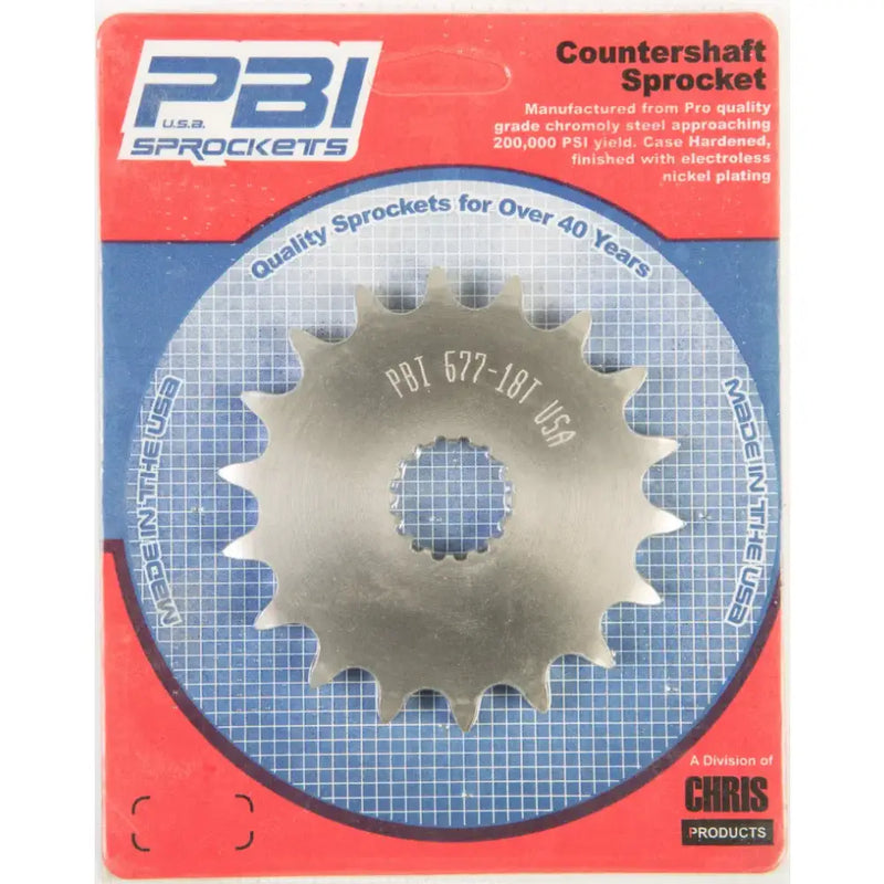 677-18 Front Cs Sprocket Steel 18t 530 Suz - Countershaft