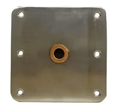 6773-T Attwood Marine Base 7X7 Ss Threaded - Boat Seat Pedestal Plate