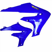 Cycra 1CYC-1784-62 Cycra 20+ Yamaha WR250F Powerflow Radiator Shrouds - OEM Blue