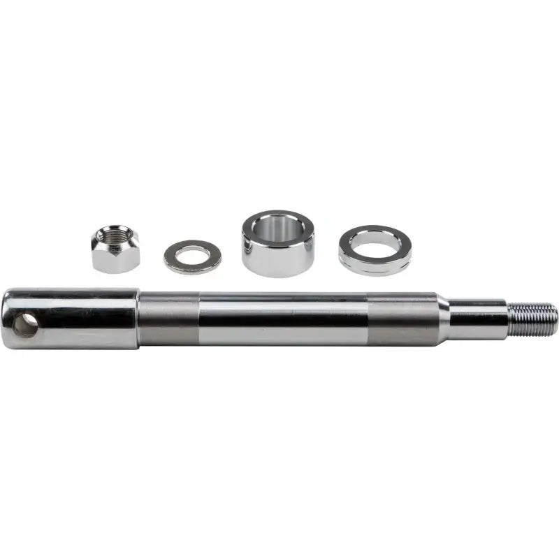 HARDDRIVE 68-128A Chrome Front Axle W/Hrdware Fxst/C 84 99 Flt/Flht 84 99