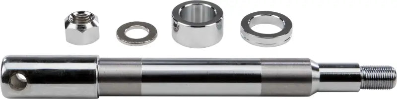 HARDDRIVE 68-128A Chrome Front Axle W/Hrdware Fxst/C 84 99 Flt/Flht 84 99
