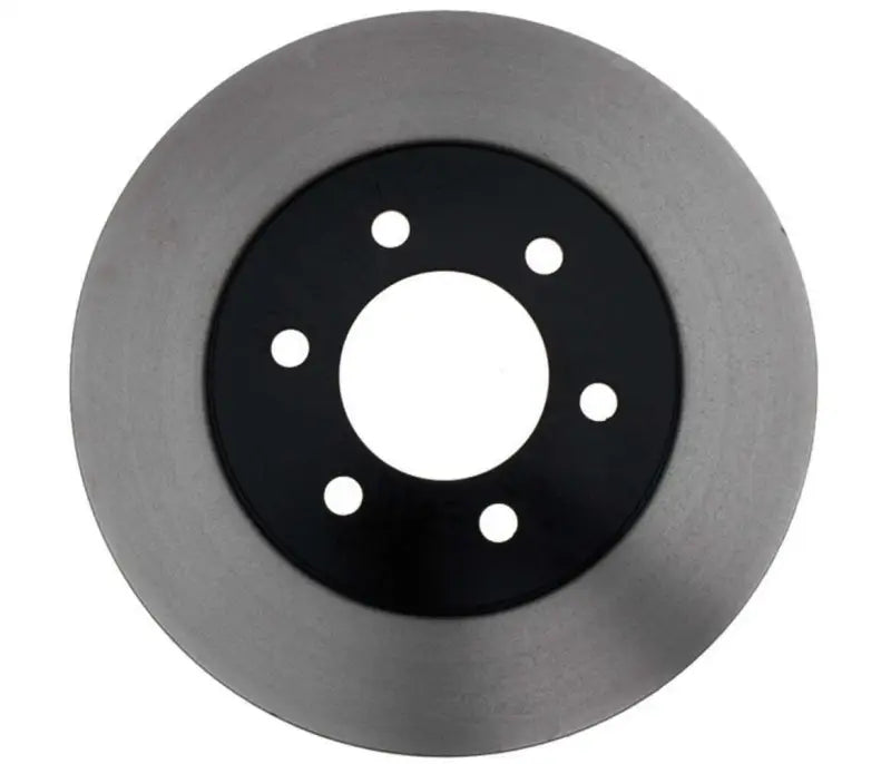 Gray and black brake rotor from Raybestos Brk Rotr for smooth stopping