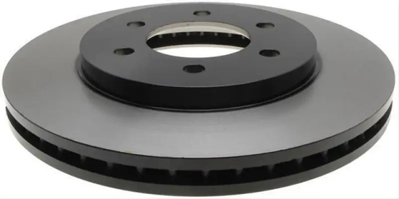 Vented and drilled brake rotor for Ford Mustang compatible with Raybestos Brk Rotr