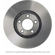 Metallic Brake Rotor from Raybestos Rotr showing enhanced heat dissipation features