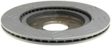 Slotted and vented brake rotor 680318PER Raybestos Performance for stopping power