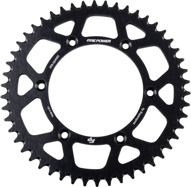 FPA-245-50-BLK Fire Power Rear Sprocket Aluminum 50T Blk