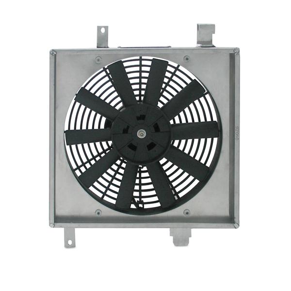 Mishimoto MMFS-DBP-26 Mishimoto 22x18x3.5 Dual Pass Race Radiator Aluminum Fan Shroud Kit