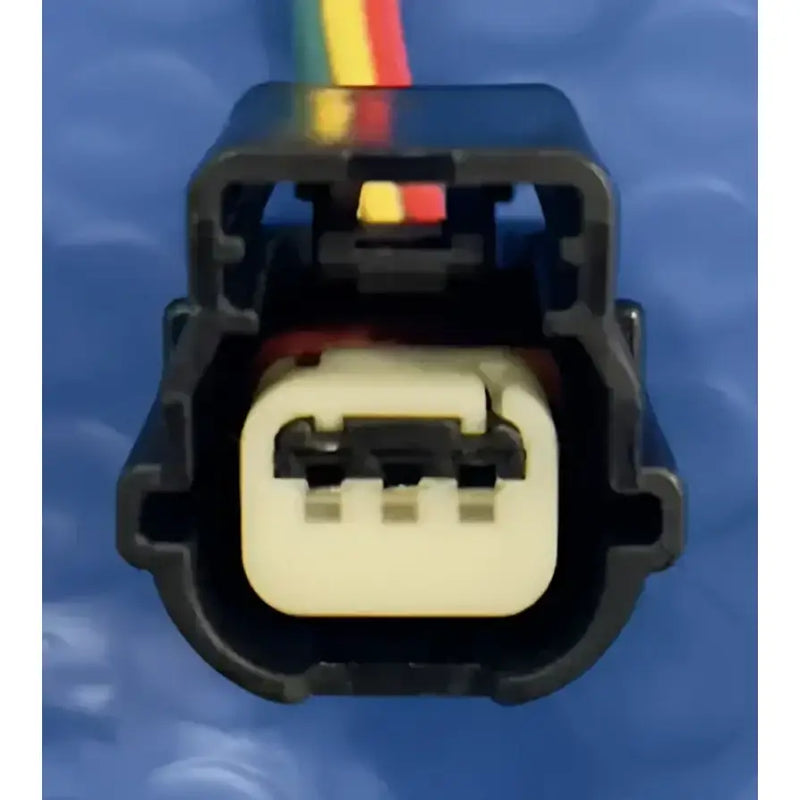Black plastic electrical connector with three terminals for Dorman Back Up Sensor for safer driving