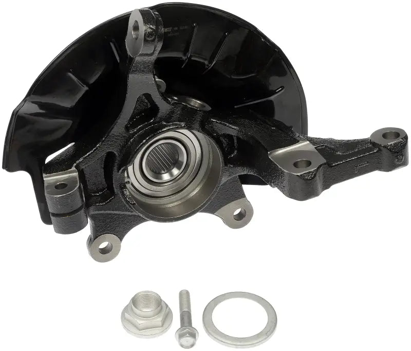 686-365 Dorman Loaded Knuckle, durable automotive steering and suspension part with bearing and hardware in black finish.