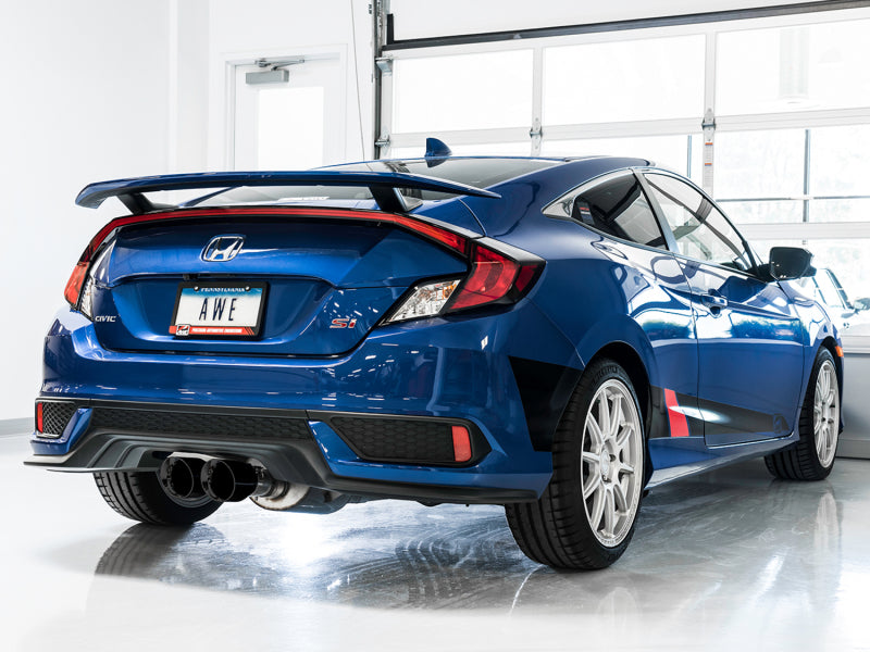 AWE Tuning 3020-33066 AWE Tuning 2016+ Honda Civic Si Track Edition Exhaust w/Front Pipe & Dual Diamond Black Tips