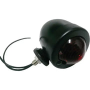 688063 Bullet Marker Light Black Red Lens Single Filament