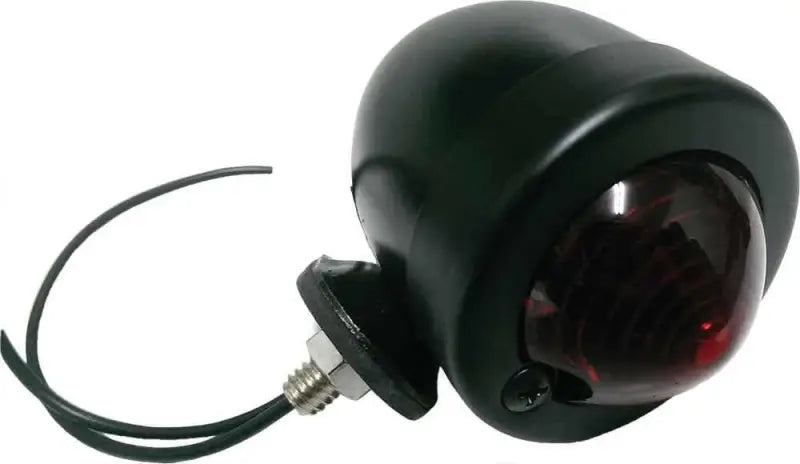 688063 Bullet Marker Light Black Red Lens Single Filament