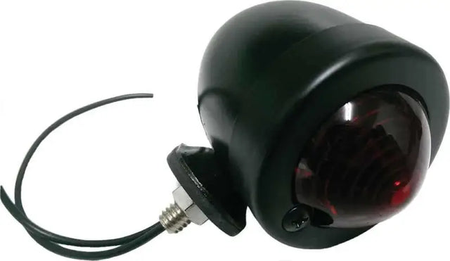 688063 Bullet Marker Light Black Red Lens Single Filament