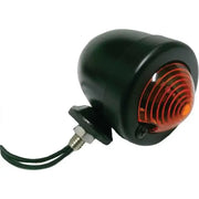 688066 Bullet Marker Light Black Amber Lens Dual Filament