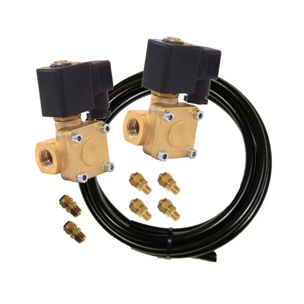 6885 Kleinn Auto 230-Vx6003 Valve Upgrade - Enhanced performance valve upgrade with durable construction and easy installation for air horn systems, includes fittings and tubing.