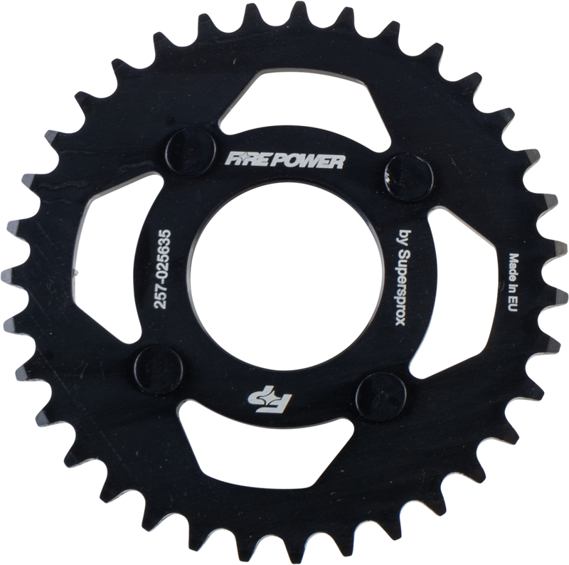 FPS-256-35- BLK Fire Power Rear Sprocket Steel 35T Blk