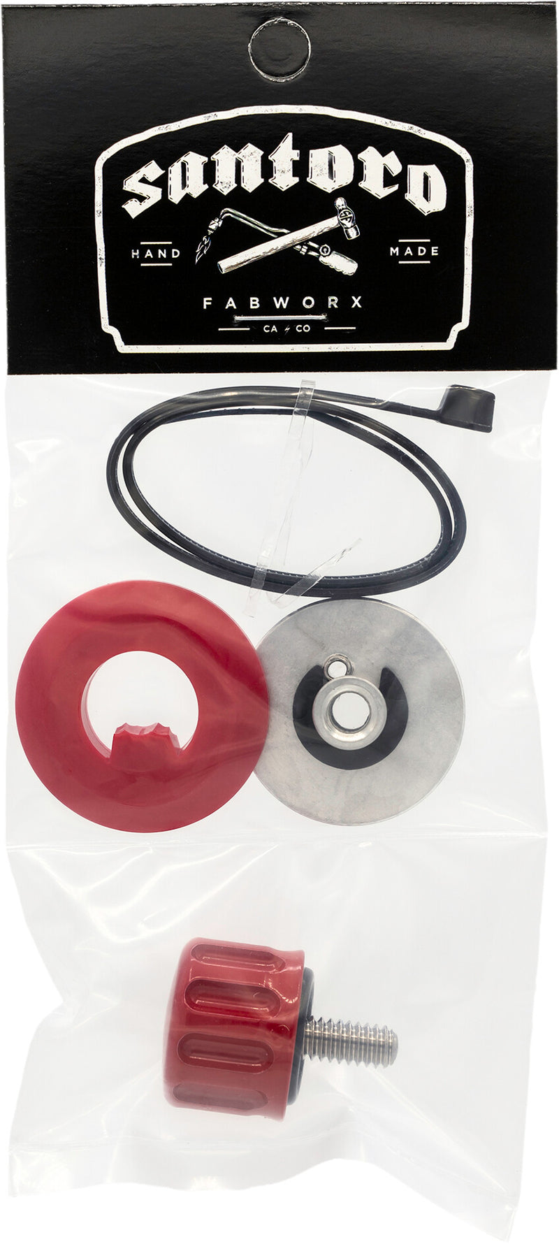 Santoro Fabworx Seat Screws SF20005 - Red Screw ST