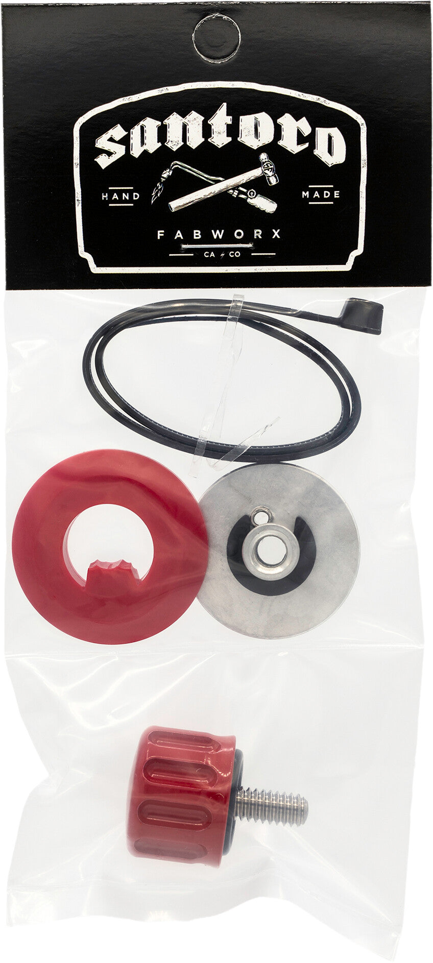 Santoro Fabworx Seat Screws SF20005 - Red Screw ST