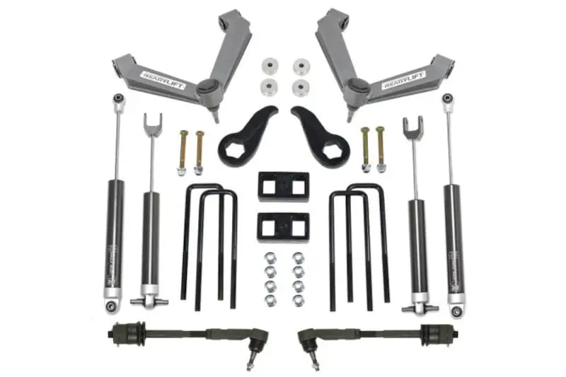Truck suspension lift kit showing 69-35140 Readylift SST lift kit front with 3.5 inch lift