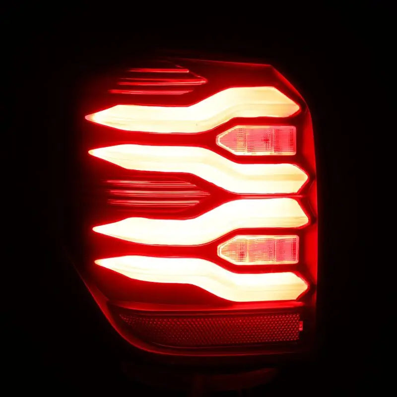 AlphaRex 690050 690050 AlphaRex 10-21 Toyota 4Runner LUXX LED Taillights Blk/Red w/Activ Light/Seq Signal