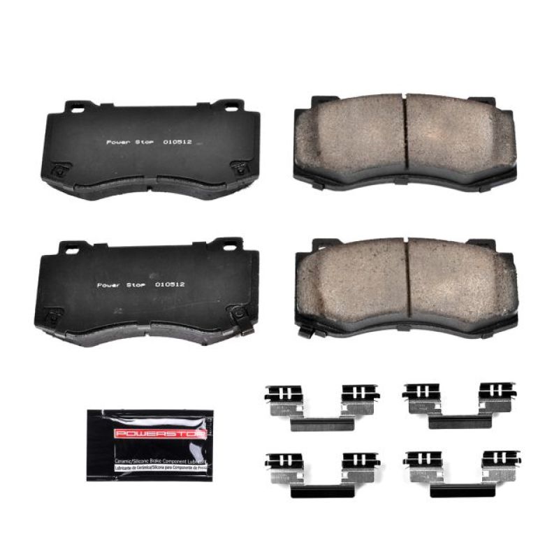 PowerStop Z23-1298 Power Stop 05-10 Chrysler 300 Front Z23 Evolution Sport Brake Pads w/Hardware