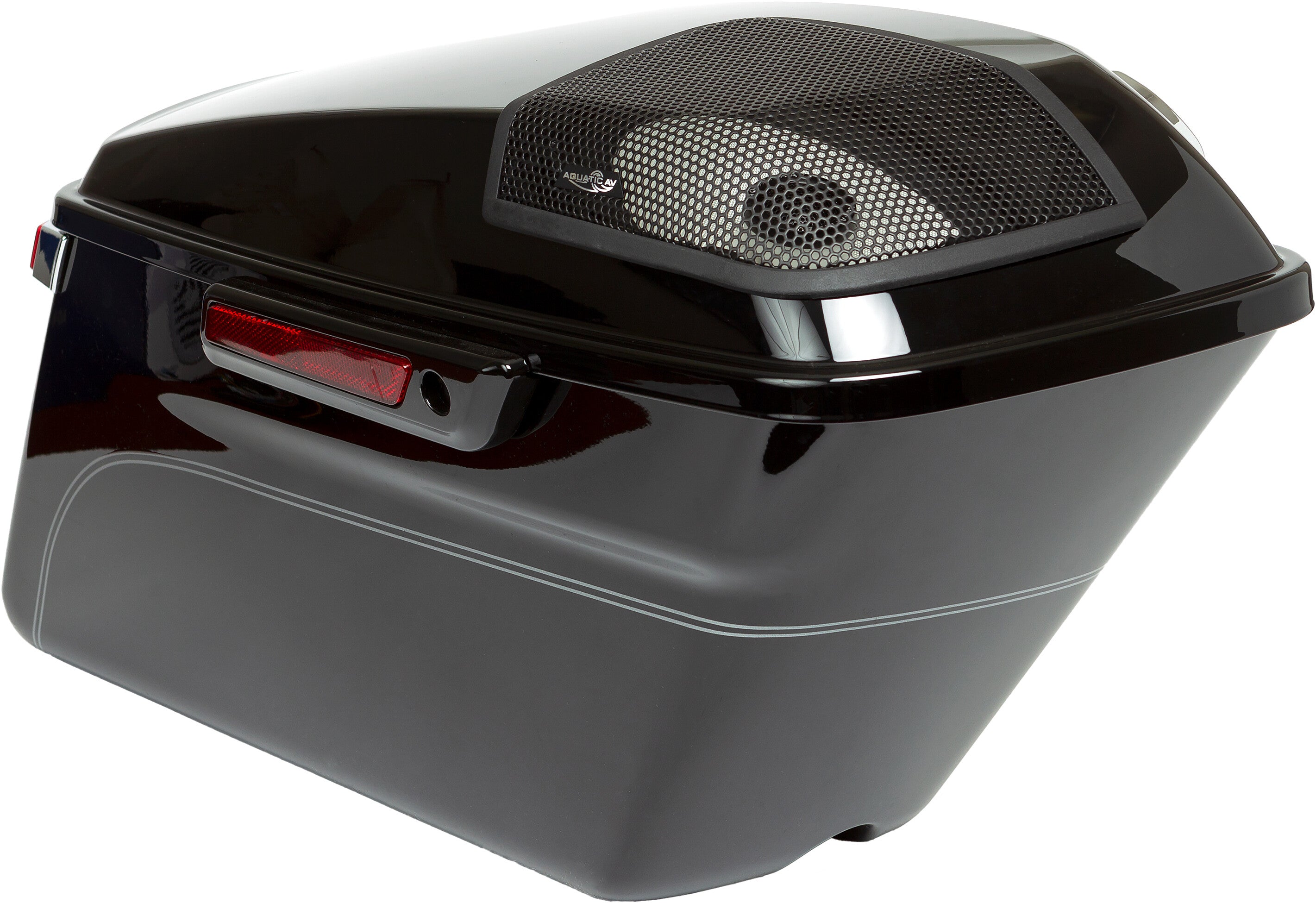 Aquatic AV AV Ultra Saddlebag Kit Audio/Visual/Communication HG100 - 6X9 Flt 14-UP Saddlebags