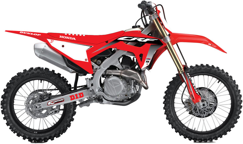 20-10-942 D-Cor Comp Kit Honda Hrc 3 Crf 450 Wht Bg