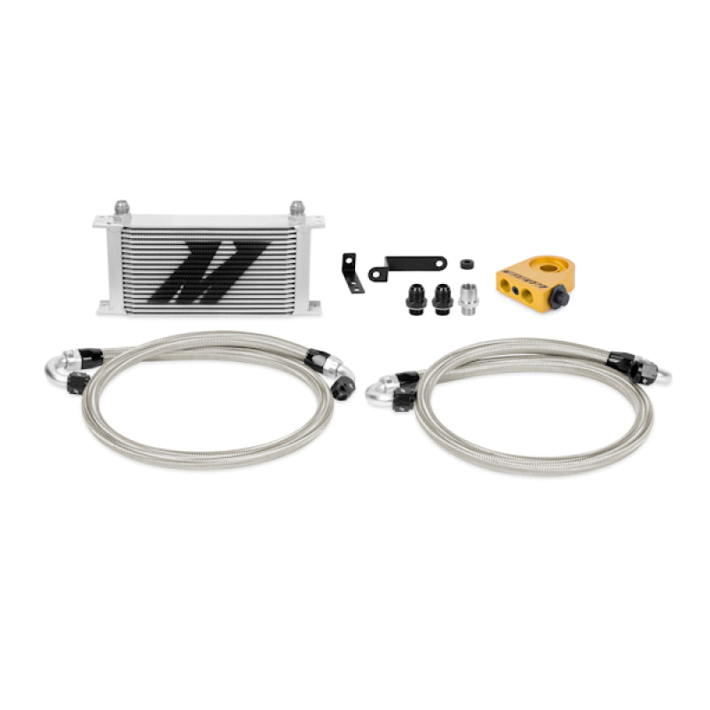 Mishimoto MMOC-STI-08T Mishimoto 08-14 WRX/STi Thermostatic Oil Cooler Kit - Silver