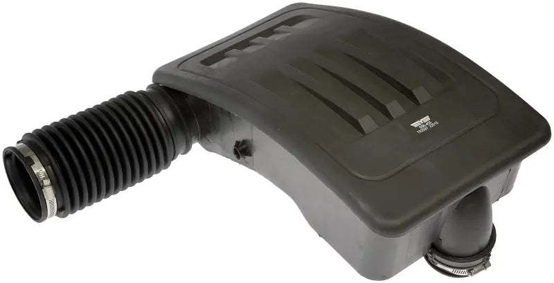 Black plastic air filter housing with corrugated intake hose for Dorman Intake Hose parts