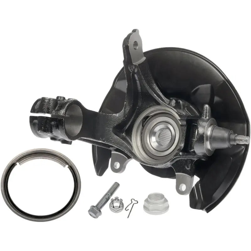 Black Dorman Loaded Knuckle assembly with hardware for reliable suspension repair