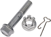 Silver bolt castellated nut and cotter pin on Dorman Loaded Knuckle for easy install