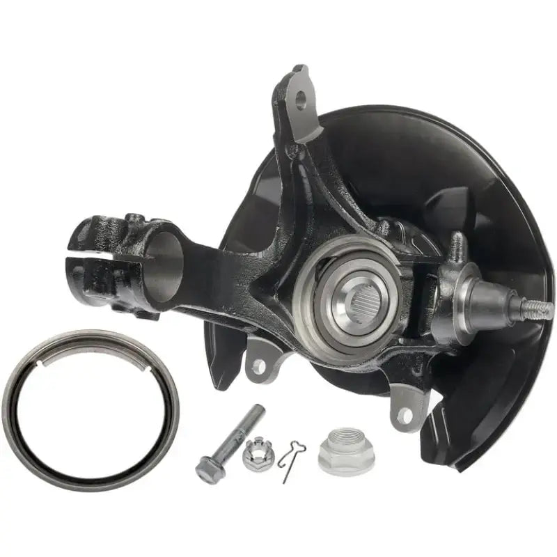 Black Dorman Loaded Knuckle assembly with hardware for reliable suspension repair