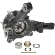 Black Dorman Loaded Knuckle with wheel hub and hardware for easy installation